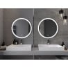 Mexen Oro oglindă baie iluminată, rotundă 70 cm, LED 6000K, anti-abur - 9824-070-070-611-00
