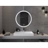 Mexen Oro oglindă de baie iluminată, rotundă 80 cm, LED 6000K, anti-aburire - 9824-080-080-611-00