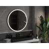 Mexen Oro oglindă de baie iluminată, rotundă 100 cm, LED 6000K, anti-aburire - 9824-100-100-611-00