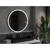 Mexen Oro oglindă de baie iluminată, rotundă 100 cm, LED 6000K, anti-ceață - 9824-100-100-611-00