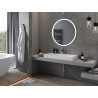 Mexen Oro oglindă de baie iluminată, rotundă 100 cm, LED 6000K, anti-ceață - 9824-100-100-611-00