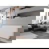 Mexen Flat CF33 fűtőpanel 900 x 400 mm, oldalsó csatlakozás, 1200 W, fehér - W433F-090-040-00