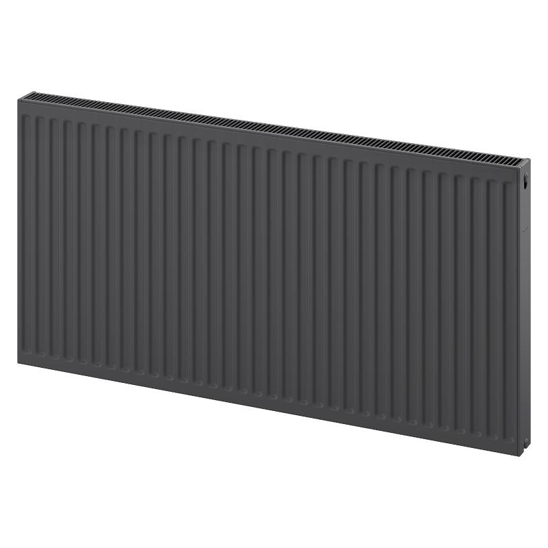 Radiator plat si peste 900 x 500 mm, conectare laterala, 888 W, antracit - W421-090-050-66