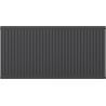 Radiator plat si peste 900 x 500 mm, conectare laterala, 888 W, antracit - W421-090-050-66