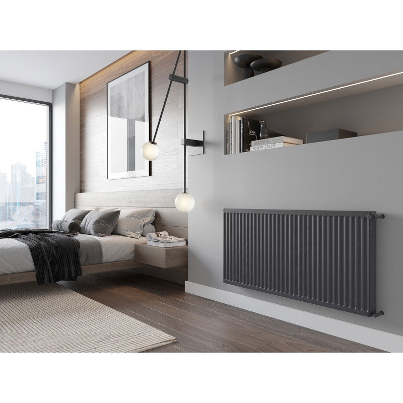 Mexen C21 radiator cu plăci 900 x 700 mm, conexiune laterală, 1243 W, antracit - W421-090-070-66