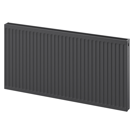 Mexen C21 900 x 1300 mm-es lapradiátor, oldalsó csatlakozás, 2309 W, antracit - W421-090-130-66