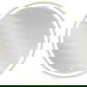 Mexen Esso oglindă de baie iluminată, rotundă 100 cm, LED 6000K, anti-abur, ramă aurie - 9825-100-100-611-50