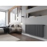 Mexen C33 lapradiátor 400 x 1300 mm, oldalsó csatlakozás, 2195 W, antracit - W433-040-130-66