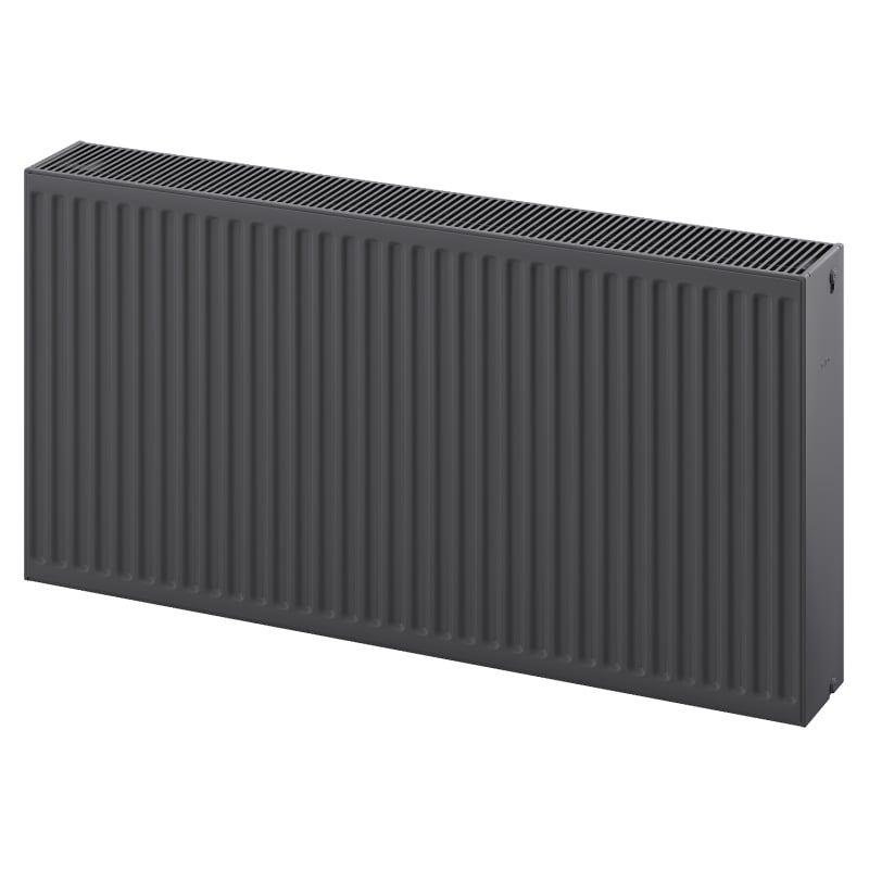Mexen C33 lapradiátor 400 x 1300 mm, oldalsó csatlakozás, 2195 W, antracit - W433-040-130-66