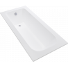 Mexen Vega cadă dreptunghiulară 130 x 70 cm, albă - 55011307000