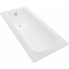 Mexen Vega cadă dreptunghiulară 170 x 80 cm, albă - 55011708000