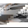 Mexen C33 lapos radiátor 600 x 2000 mm, oldali csatlakozás, 4669 W, antracit - W433-060-200-66