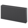 Mexen C33 900 x 1300 mm-es lapradiátor, oldalsó csatlakozás, 4137 W, antracit - W433-090-130-66