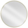 Mexen Loft oglindă de baie rotundă 100 cm, ramă aurie - 9850-100-100-000-50
