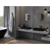 Mexen Loft 35 cm-es kerek fürdőszobai tükör, arany keret - 9850-035-035-000-50