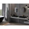 Mexen Loft oglindă de baie rotundă 60 cm, ramă aurie periată - 9850-060-060-000-50