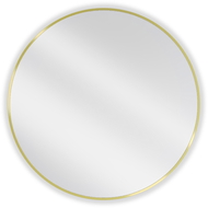 Mexen Loft oglindă baie rotundă 85 cm, ramă aurie - 9850-085-085-000-50
