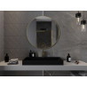 Mexen Loft Kerek fürdőszobai tükör 90 cm, szálcsiszolt arany keret - 9850-090-090-000-50