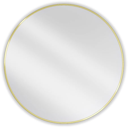 Mexen Loft oglindă baie rotundă 95 cm, ramă aurie - 9850-095-095-000-50