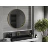 Mexen Loft oglindă baie rotundă 95 cm, ramă aurie - 9850-095-095-000-50