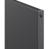 Mexen CF11 Flat acél lapradiátor 600 x 600 mm, oldalsó csatlakozás, 470 W, antracit - W411F-060-060-66