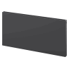 Mexen Flat CF11 radiátor 600 x 600 mm, oldalsó csatlakozás, 470 W, antracit - W411F-060-060-66