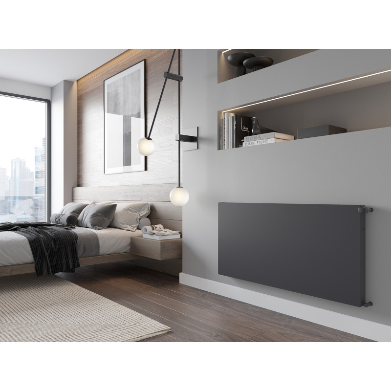 Mexen CF11 Flat radiator plăcuțiv 600 x 1300 mm, conectare laterală, 1018 W, antracit - W411F-060-130-66