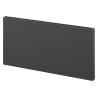 Mexen CF11 Flat lapradiátor 600 x 1600 mm, oldalsó csatlakozás, 1253 W, antracit - W411F-060-160-66