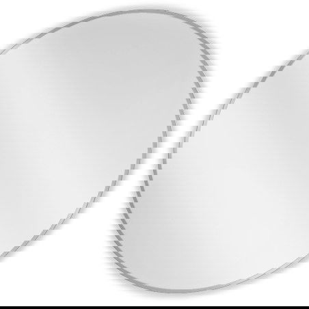 Mexen Loft oglindă baie rotundă 90 cm, ramă inox - 9850-090-090-000-10