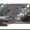 Mexen Loft oglindă baie rotundă 90 cm, ramă albă - 9850-090-090-000-20