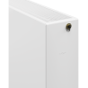 Mexen CVF33 Flat lemezradiátor 600 x 400 mm, alsó csatlakozás, 880 W, fehér - W633F-060-040-00
