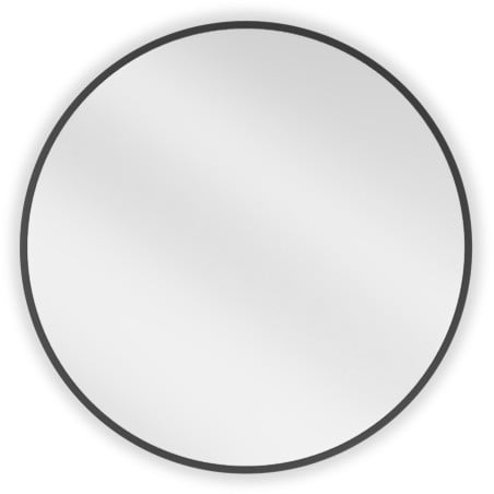 Mexen Loft oglindă baie rotundă 60 cm, ramă neagră - 9850-060-060-000-70
