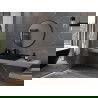 Oglindă baie Mexen Loft rotundă 95 cm, ramă neagră - 9850-095-095-000-70