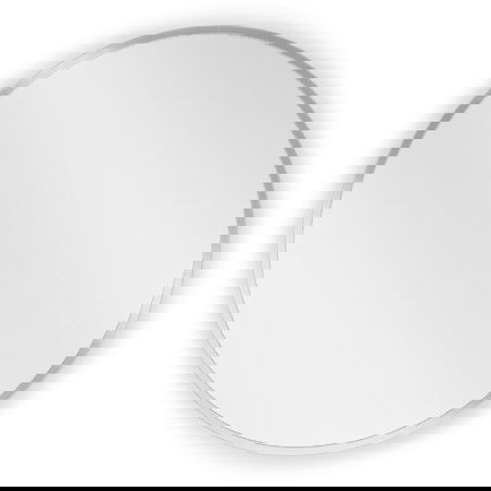 Mexen Loft oglindă de baie rotundă 50 cm, ramă inox - 9850-050-050-000-10