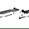 Mexen Remo raft pentru prosoape, Neagră - 7050720-70