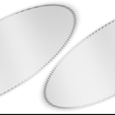 Mexen Loft oglindă de baie rotundă 70 cm, cadru inox - 9850-070-070-000-10