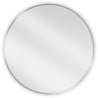 Mexen Loft oglindă de baie rotundă 70 cm, ramă inox - 9850-070-070-000-10