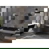 Oglindă de baie rotundă Mexen Loft 70 cm, ramă aurie - 9850-070-070-000-50