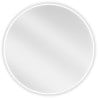 Mexen Loft oglindă pentru baie rotundă 70 cm, ramă albă - 9850-070-070-000-20