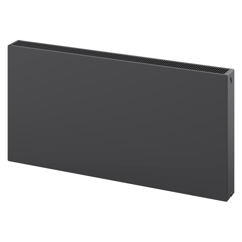 Mexen Flat CF22 radiátor 400 x 1400 mm, oldalsó csatlakozással, 1593 W, antracit - W422F-040-140-66