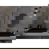 Mexen Loft oglindă de baie ovală 70 x 50 cm, ramă aurie - 9851-070-050-000-50