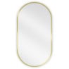 Mexen Loft oglindă baie ovală 75 x 40 cm, ramă aurie - 9851-075-040-000-50