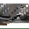 Oglindă de baie ovală Mexen Loft 75 x 40 cm, ramă aurie - 9851-075-040-000-50