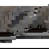 Oglindă baie ovală Mexen Loft 85 x 50 cm, ramă aurie - 9851-085-050-000-50