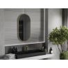 Mexen Loft oglindă baie ovală 90 x 45 cm, ramă aurie - 9851-090-045-000-50