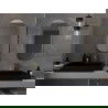 Oglindă de baie ovală Mexen Loft 90 x 45 cm, cadru auriu - 9851-090-045-000-50