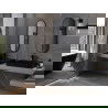 Oglindă de baie Mexen Loft ovală 100 x 35 cm, ramă neagră - 9851-100-035-000-70