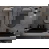 Mexen Loft ovális fürdőszobai tükör 100 x 50 cm, fekete keret - 9851-100-050-000-70