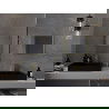 Mexen Loft oglindă baie dreptunghiulară 50 x 40 cm, ramă aurie - 9852-050-040-000-50