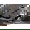 Mexen Loft oglindă baie dreptunghiulară 50 x 40 cm, ramă neagră - 9852-050-040-000-70